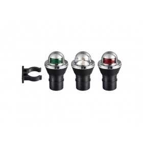 Set of battery-operated navigation lights 3 piece set OS1113701