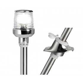 360° Stainless steel telescopic angled LED pole OS1114012