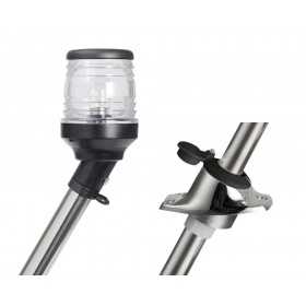 360° light pole with 30° light 60cm Black OS1114020