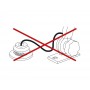 Folding LED pole 60cm Stainless Steel OS1114211
