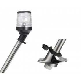 Removable light pole 30° on axis 60cm Black OS1116030
