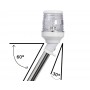 Removable light pole 30° on axis 60cm White OS1116031
