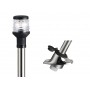 Snap-on light pole with stainless steel base 100cm OS1116110