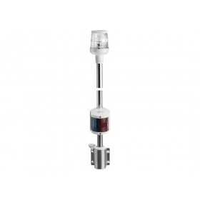 Bulkhead mounting white combined lightpole 100cm OS1116702