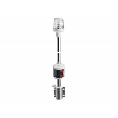 Bulkhead mounting white combined lightpole 100cm OS1116702