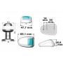 Orions 112.5° white body with green navigation light OS1139512