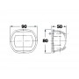 Classic 12 AISI316 112.5° green navigation light OS1140702
