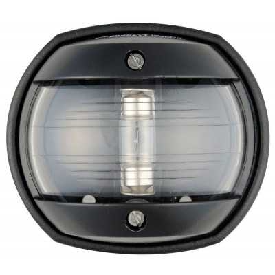Black polycarbonate navigation light White light 225° 80x42x70mm OS1140803