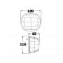Maxi 20 24V 112.5° green navigation light AISI316 body OS1141182