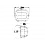 Fanale di via Maxi 20 Bianco 225° prua 24V 15W OS1141183-18%