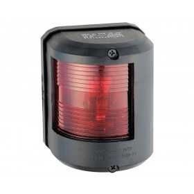 Utility 78 24V 112.5° red left side navigation light Black body OS1141711