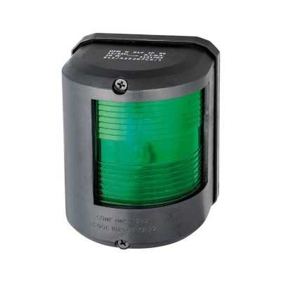 Utility 78 24V 112.5° green right side navigation light Black body OS1141712