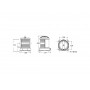 Fanale di via DHR Verde 112,5° destro 24V 25W OS1141802-18%