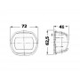 Compact 112.5° green LED right side navigation light AISI16 body OS1144602