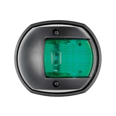 Fanale di via Compact 12 LED Verde 112,5° destro 12V 0,8W Nero OS1144802-18%