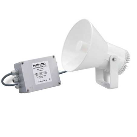 Marco Tromba Elettronica Inox EW2 24V Altoparlante Ø239x250mm Omologata RINA OS2143024-33%