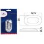 Luce di cortesia ovale 6 LED 12V 1,2W 22Lm Blu OS1317803-18%