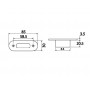 LED recess mount courtesy light 12V 0,2W 36Lm White light OS1318001