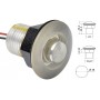 Luce di cortesia LED da incasso 12V 0,2W 2Lm Luce Blu OS1318303-0%