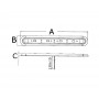 Slim Mini 8 LED light 12V 2.7W 155Lm OS1319724
