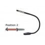 LED map light with adjustable arm 12V 0,85W White + Red lights OS1322811