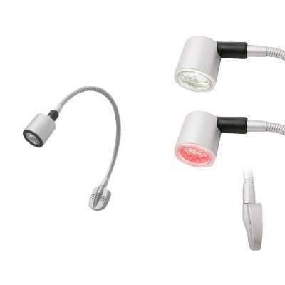 6 LED articulated arm light 12V 1,3W White + red night lights OS1323925