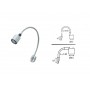 6 LED articulated arm light 12V 1,3W White + red night lights OS1323925