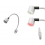 Flexible arm 6 LED SMD light 12V 1,3W White + Red night lights OS1323926