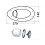 Pair of recess lights 24V 50Wx2 OS1325824