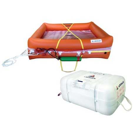 Arimar Coastal Light 4 man Life Raft within 12 miles Rigid container AR111204