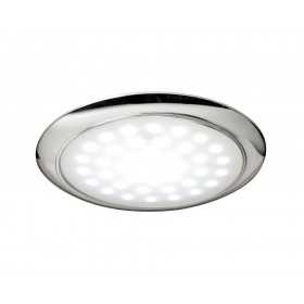 Ultra-flat LED light Chrome plated ring 12/24V 3W OS1340802