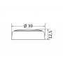 Adara red LED courtesy light 12/24V 0,5W OS1342624