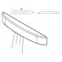Luce di cortesia Led Bianco + Blu 12/24V 0,3W OS1342722-18%