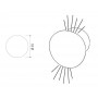 Recess upward/downward LED courtesy light 12/24V 0,5x2W White light 3000K OS1342965