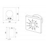 Luce di Cortesia a Led 12/24V 0,5W Luce Blu OS1342971-18%