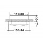 Plafoniera Alogena Phad 12V 20W Luce Bianca OS1343001-0%