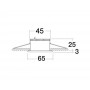 Plafoniera alogena Atlas 12V 10W Luce Bianca OS1343501-0%