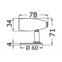 Faretto Rana LED High Power 12/24V 3W Bianco 3000K OS1343940-18%