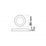 Procion LED ceiling light 12/24V 2,6W White light 3000K OS1344211