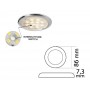 Plafoniera a LED Procion 12/24V 2,6W Bianca 3000K OS1344214-18%