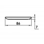 Procion day/night LED ceiling light white + red OS1344216