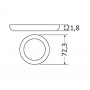 Plafoniera LED Aruba 12/24V 3W Bianca 3000K OS1344402-18%