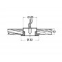 Luce di cortesia Circinus a LED Blu 12/24V 0,24W OS1347803-18%