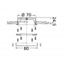 Plafoniera alogena da incasso Hydra 12/24V 10W OS1348101-18%