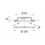 Foresti e Suardi Plafoniera Alogena 12/24V 20W Luce Bianca OS1348108-18%