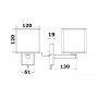 Faretto testa letto snodato 12/24V 40W Luce Bianca OS1348311-18%
