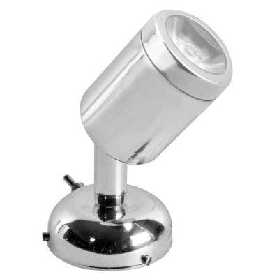 Polished SS 12V 3W 85Lm 2900-3200K 1LED HD 24° Beam Angle LED spotlight OS1390401