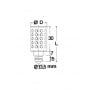 Lampadina E14 a LED 12/24V 3,2W 260Lm 2700K Bianca Calda OS1444310-18%