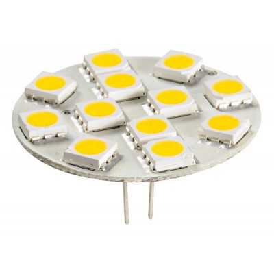 Lampadina 12/24V 2W 2700K 12LED G4 30mm attacco posteriore OS1445002-18%