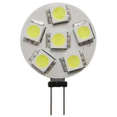 Lampadina 12/24V 1,2W 2700K 6LED G4 24mm attacco laterale OS1445005-18%
